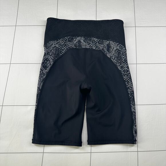 Athleta Shorts Womens XS Black Stay Fly 9" Compression Reflective Athletic Run - Picture 3 of 11